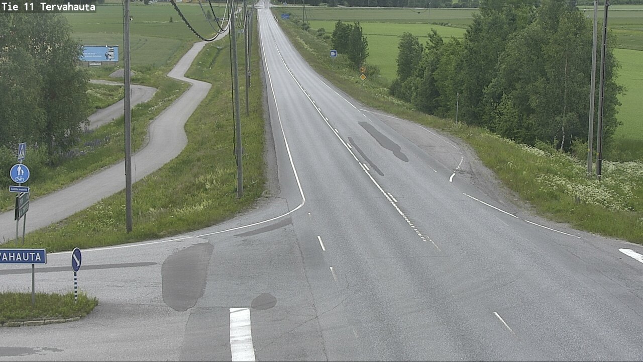 Weather Camera Image Road 11 Sastamala Tervahauta, Sastamala, Satakunta