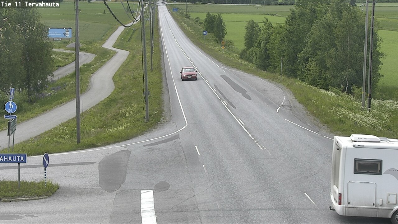 Weather Camera Image Road 11 Sastamala Tervahauta, Sastamala, Satakunta
