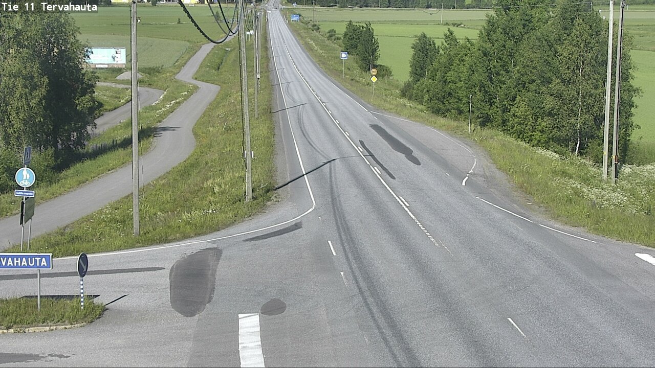 Weather Camera Image Road 11 Sastamala Tervahauta, Sastamala, Satakunta