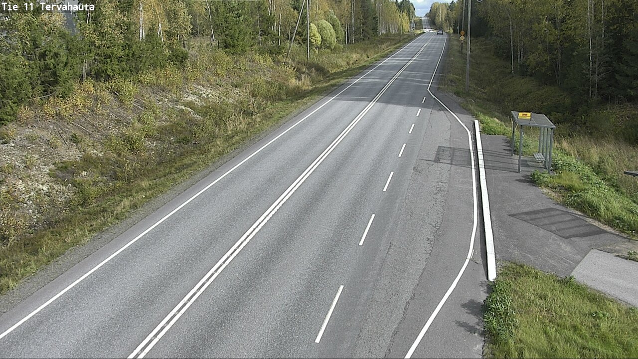 Weather Camera Image Väg 11 Sastamala Tervahauta, Sastamala, Satakunta