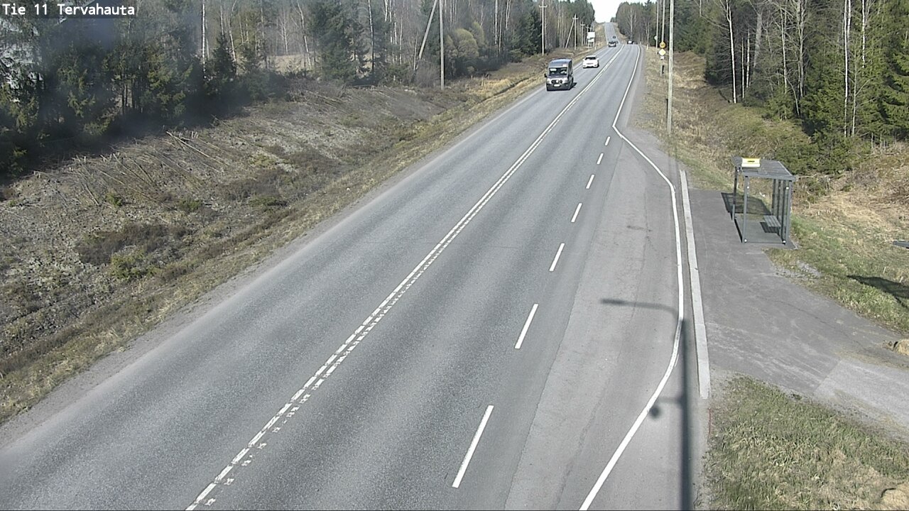 Weather Camera Image Väg 11 Sastamala Tervahauta, Sastamala, Satakunta