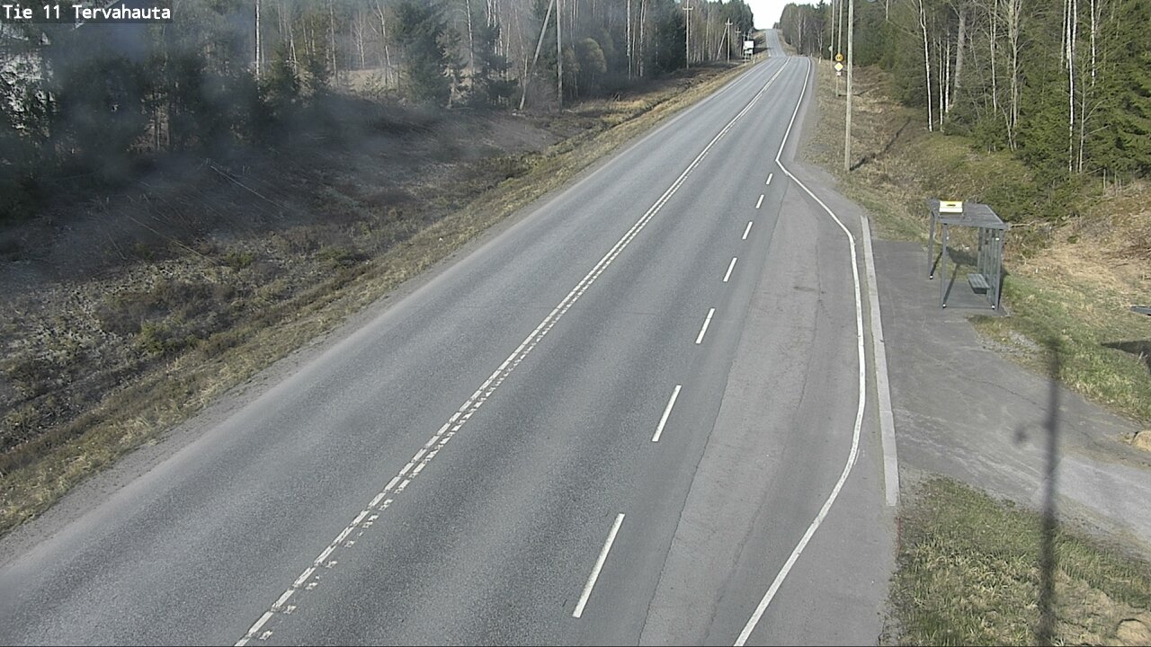 Weather Camera Image Väg 11 Sastamala Tervahauta, Sastamala, Satakunta