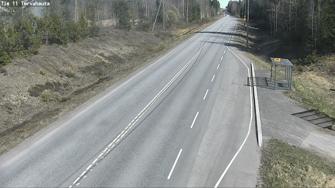 Weather Camera Image Väg 11 Sastamala Tervahauta, Sastamala, Satakunta
