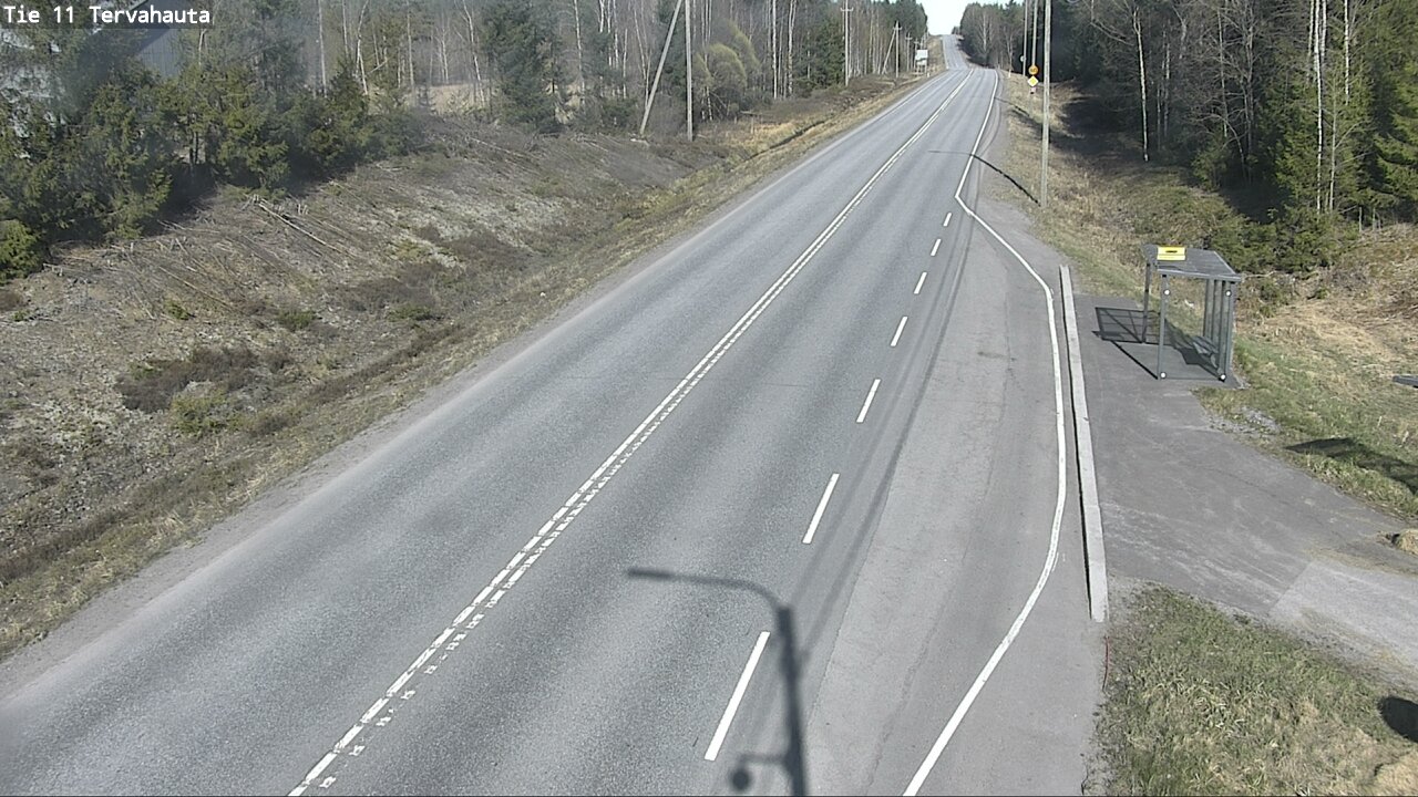 Weather Camera Image Väg 11 Sastamala Tervahauta, Sastamala, Satakunta