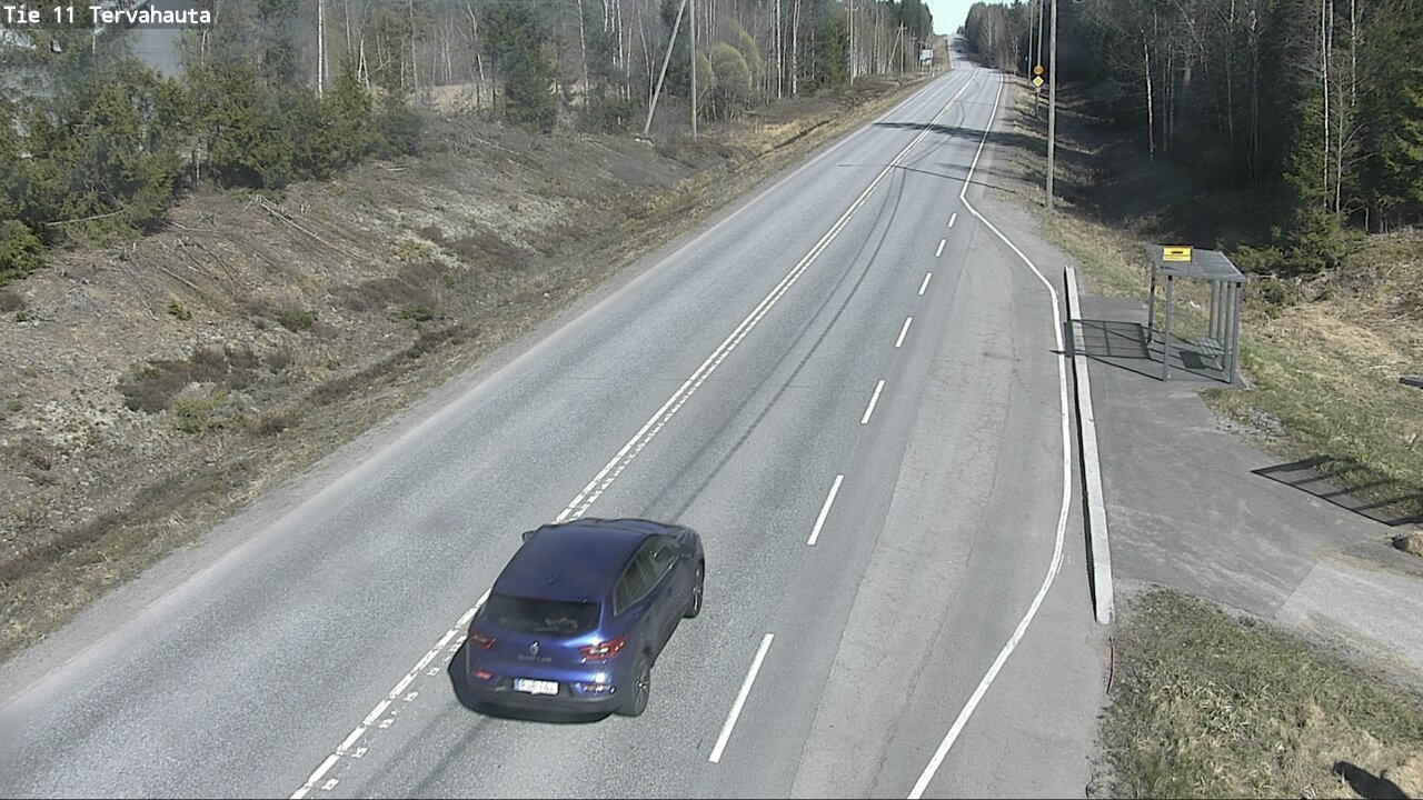 Weather Camera Image Väg 11 Sastamala Tervahauta, Sastamala, Satakunta