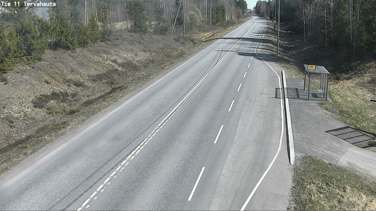 Weather Camera Image Väg 11 Sastamala Tervahauta, Sastamala, Satakunta