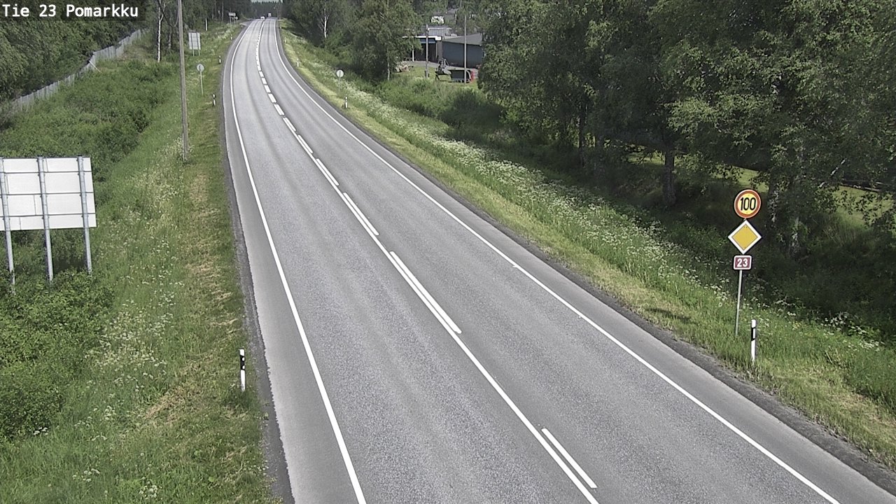 Kelikamerat Kuva Tie 23 Pomarkku, Pomarkku, Satakunta