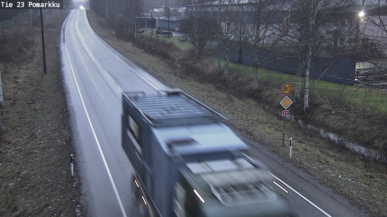 Weather Camera Image Väg 23 Påmark, Pomarkku, Satakunta