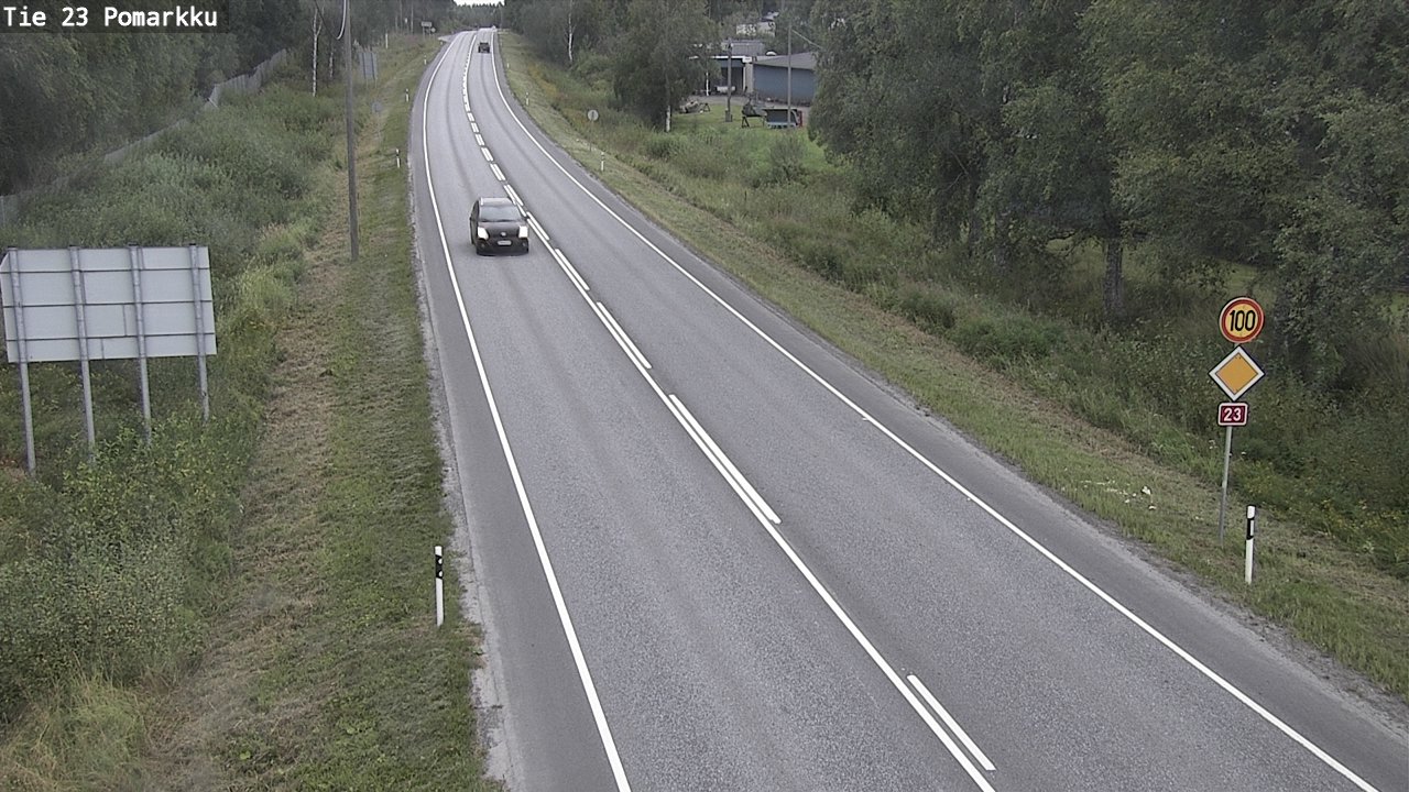 Weather Camera Image Road 23 Pomarkku, Pomarkku, Satakunta