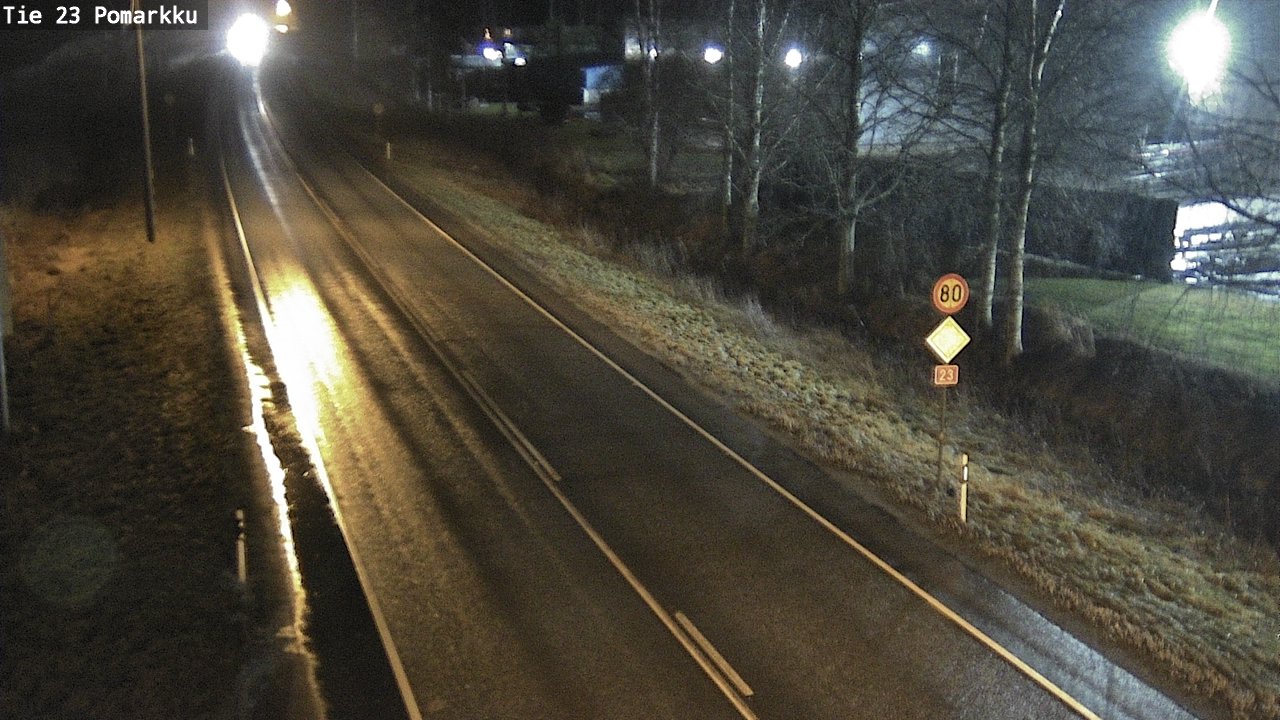 Weather Camera Image Väg 23 Påmark, Pomarkku, Satakunta