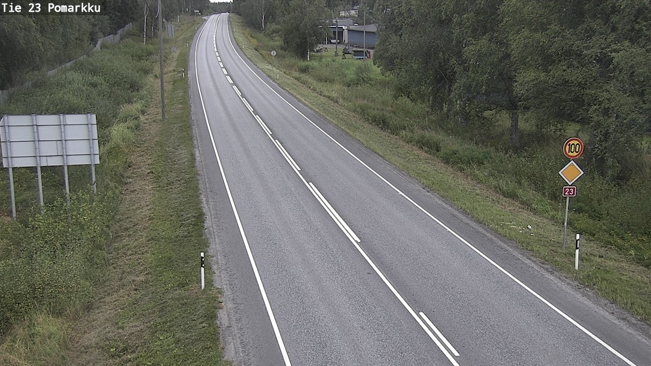 Weather Camera Image Road 23 Pomarkku, Pomarkku, Satakunta