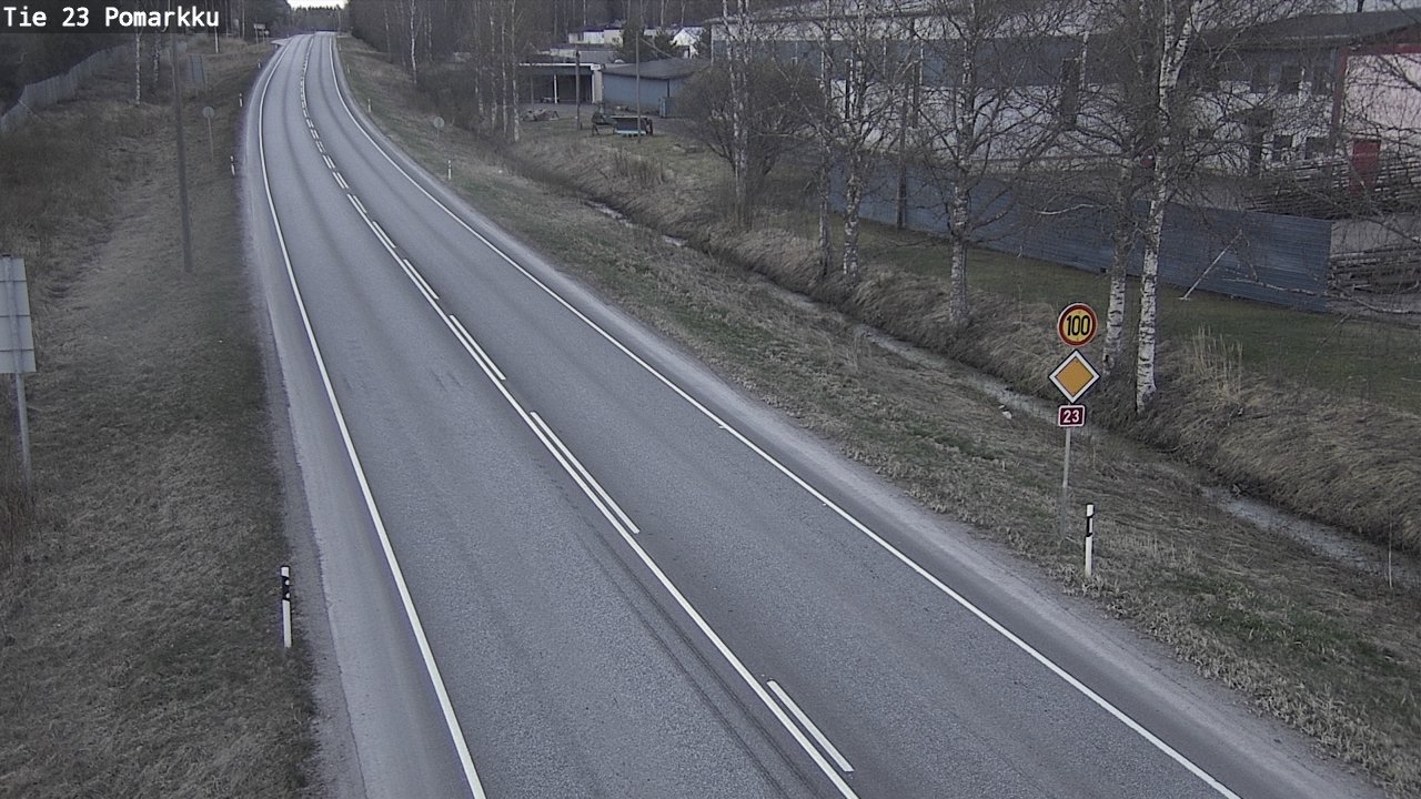 Weather Camera Image Road 23 Pomarkku, Pomarkku, Satakunta