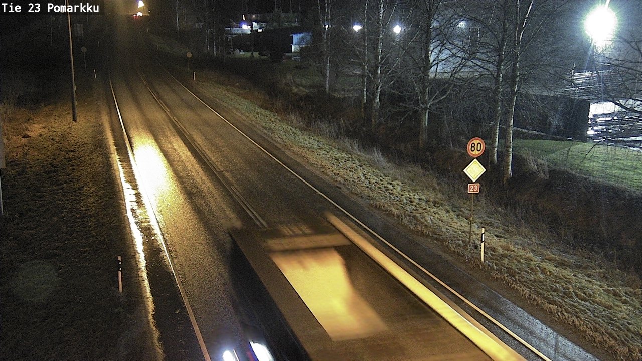 Weather Camera Image Väg 23 Påmark, Pomarkku, Satakunta
