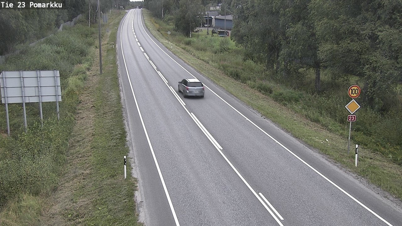 Weather Camera Image Road 23 Pomarkku, Pomarkku, Satakunta