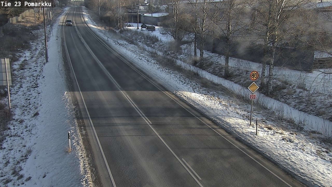 Weather Camera Image Road 23 Pomarkku, Pomarkku, Satakunta