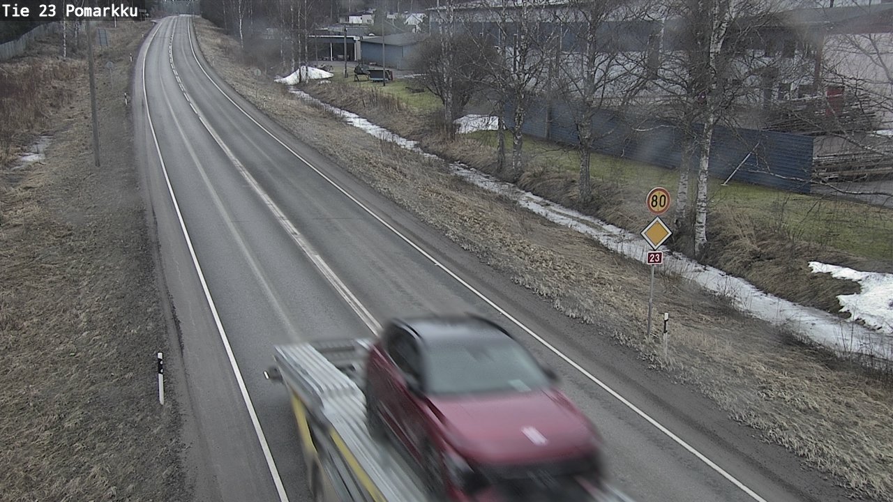 Weather Camera Image Road 23 Pomarkku, Pomarkku, Satakunta