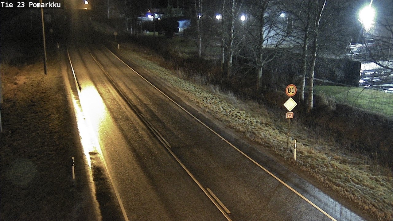 Weather Camera Image Väg 23 Påmark, Pomarkku, Satakunta