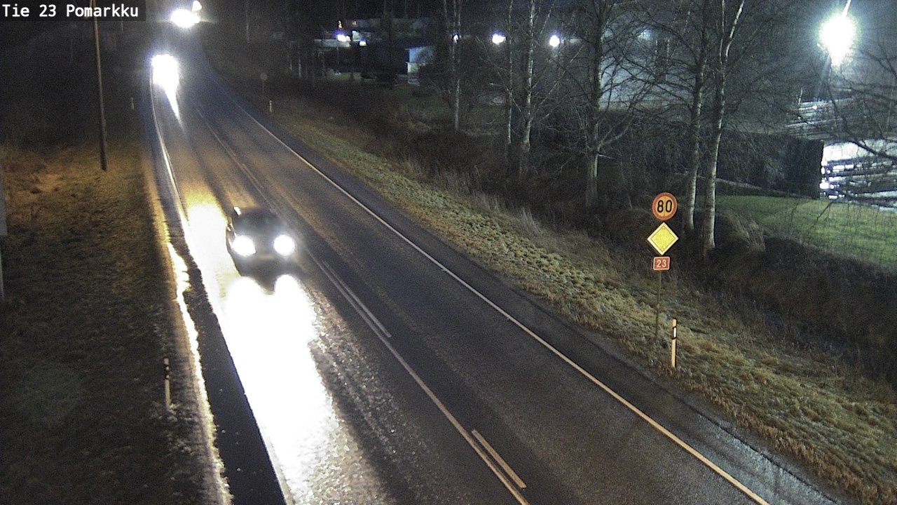 Weather Camera Image Väg 23 Påmark, Pomarkku, Satakunta