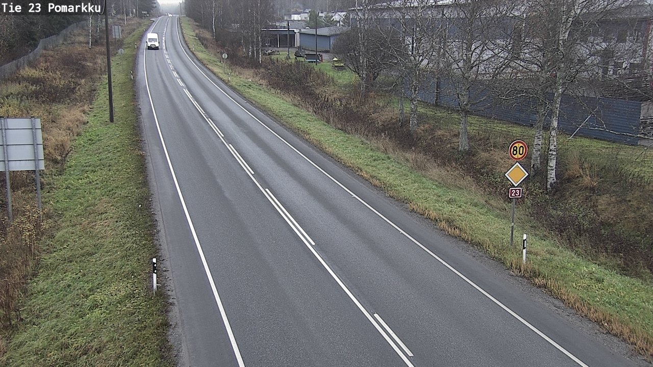 Kelikamerat Kuva Tie 23 Pomarkku, Pomarkku, Satakunta