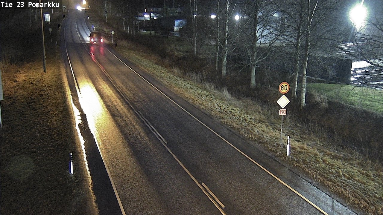 Weather Camera Image Väg 23 Påmark, Pomarkku, Satakunta