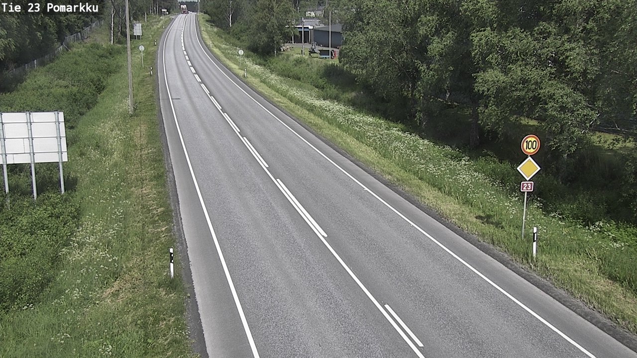 Kelikamerat Kuva Tie 23 Pomarkku, Pomarkku, Satakunta