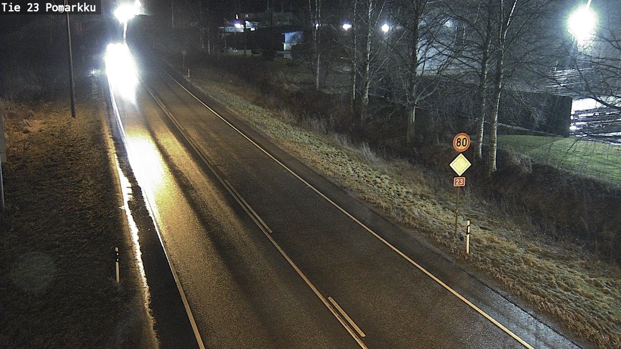 Weather Camera Image Väg 23 Påmark, Pomarkku, Satakunta