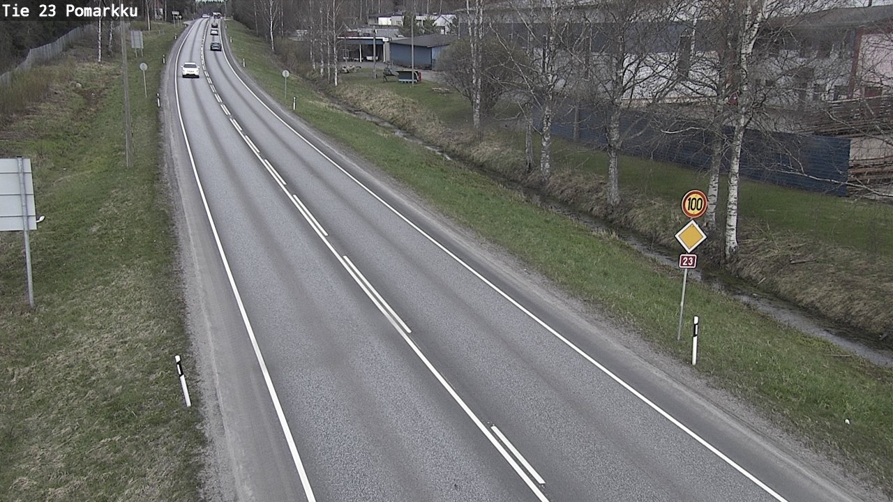 Weather Camera Image Väg 23 Påmark, Pomarkku, Satakunta
