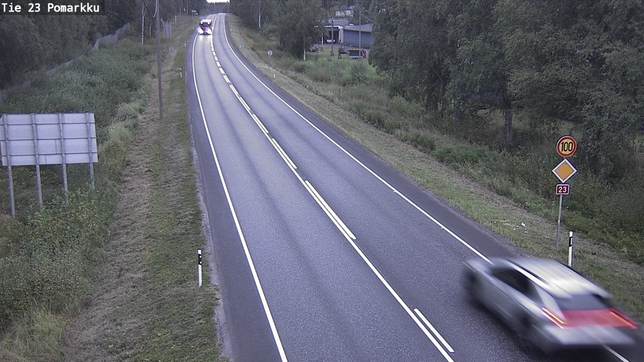 Weather Camera Image Road 23 Pomarkku, Pomarkku, Satakunta
