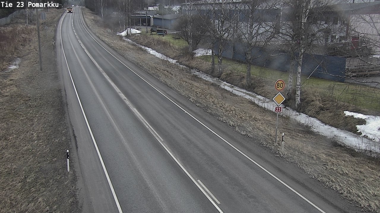 Weather Camera Image Road 23 Pomarkku, Pomarkku, Satakunta