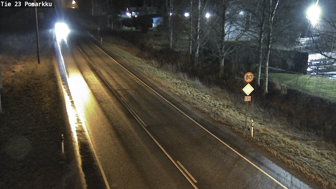 Weather Camera Image Väg 23 Påmark, Pomarkku, Satakunta