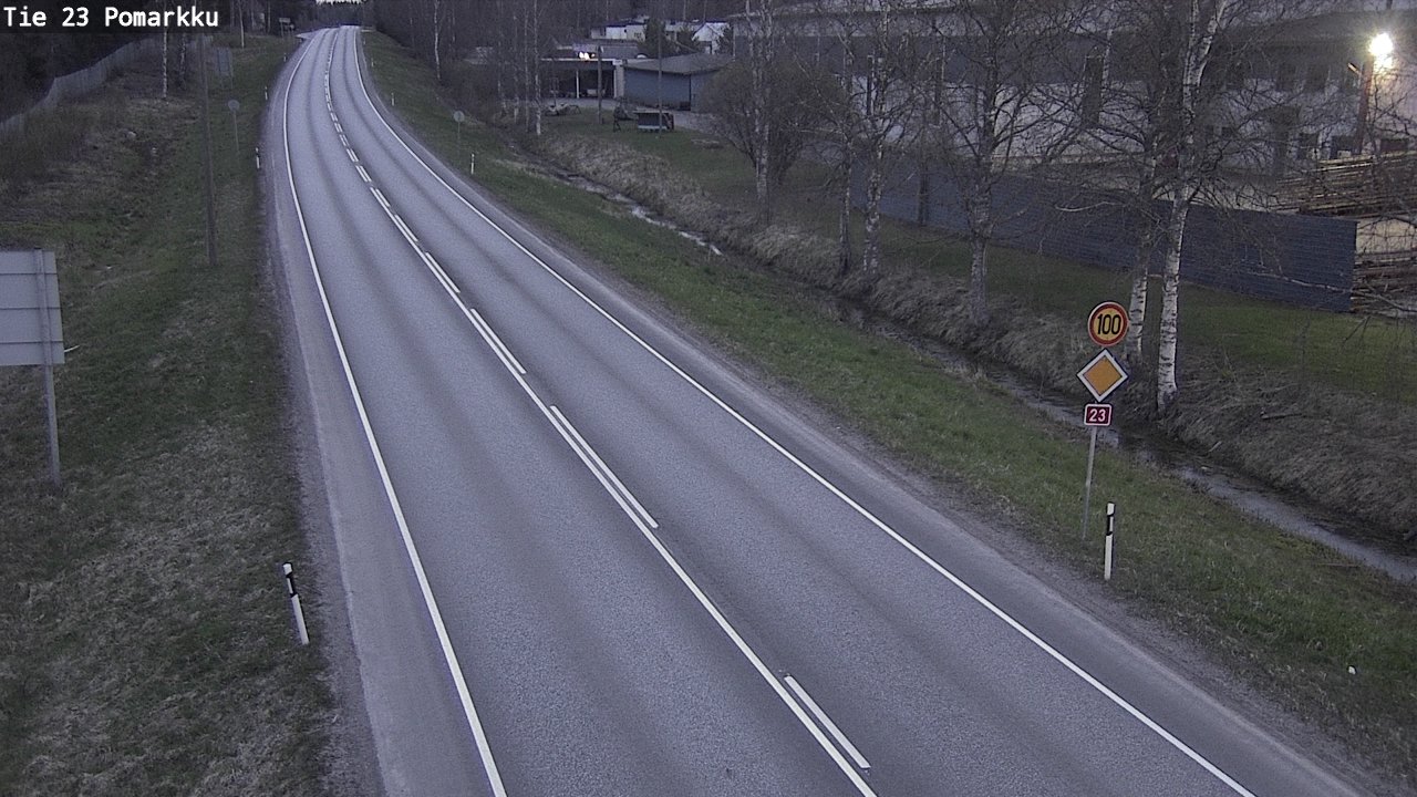 Weather Camera Image Road 23 Pomarkku, Pomarkku, Satakunta