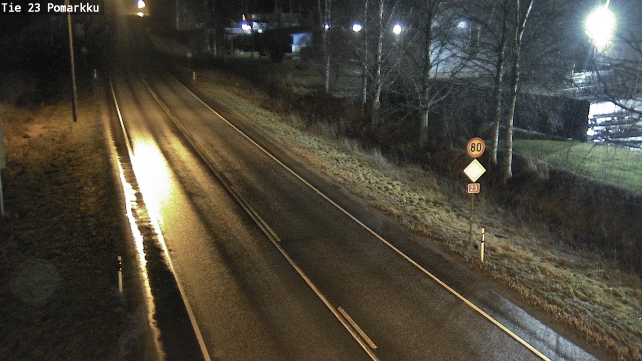 Weather Camera Image Väg 23 Påmark, Pomarkku, Satakunta