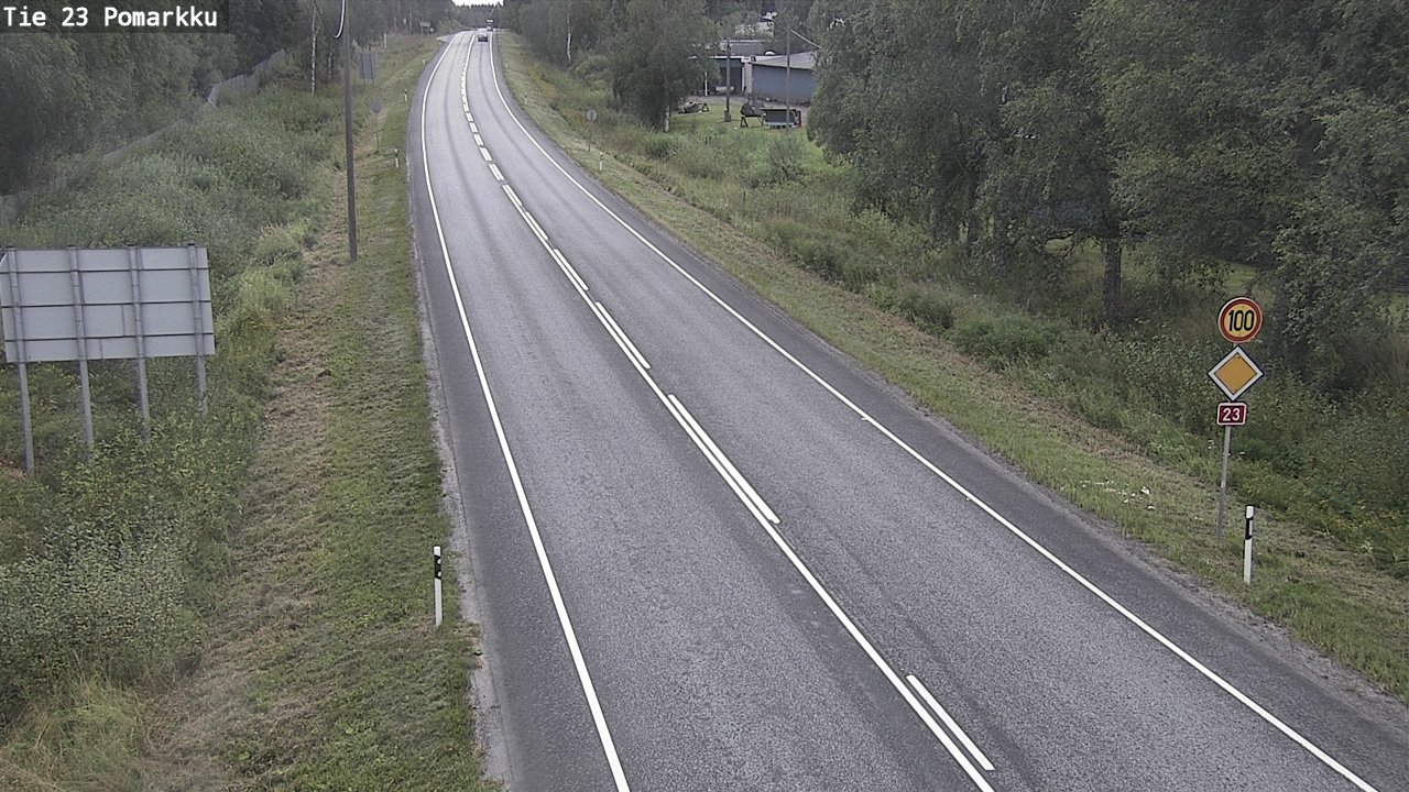 Weather Camera Image Road 23 Pomarkku, Pomarkku, Satakunta