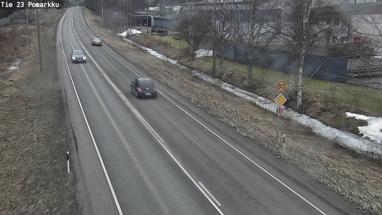 Weather Camera Image Road 23 Pomarkku, Pomarkku, Satakunta