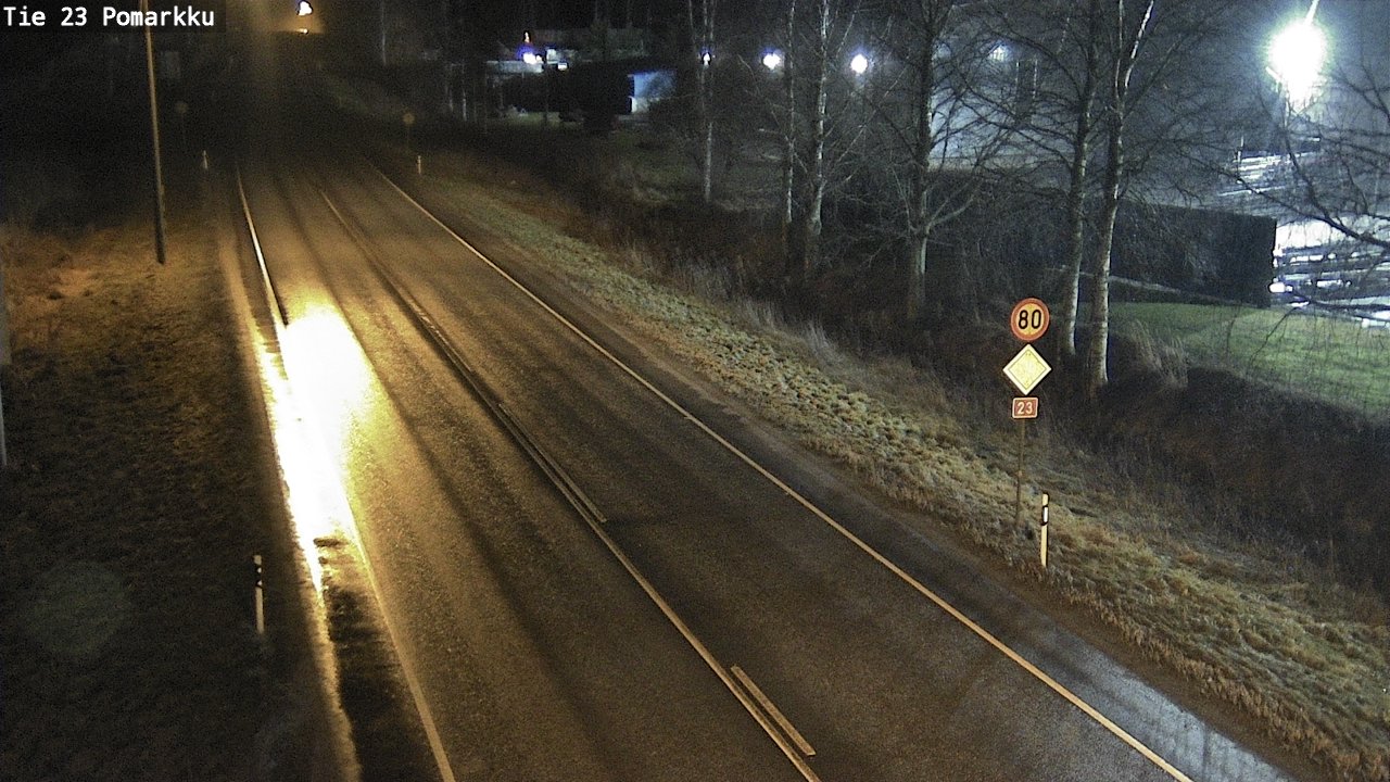 Weather Camera Image Väg 23 Påmark, Pomarkku, Satakunta