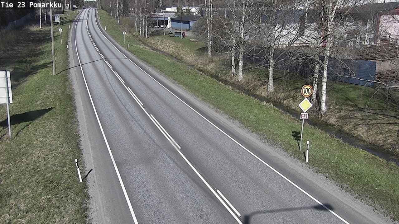 Weather Camera Image Road 23 Pomarkku, Pomarkku, Satakunta