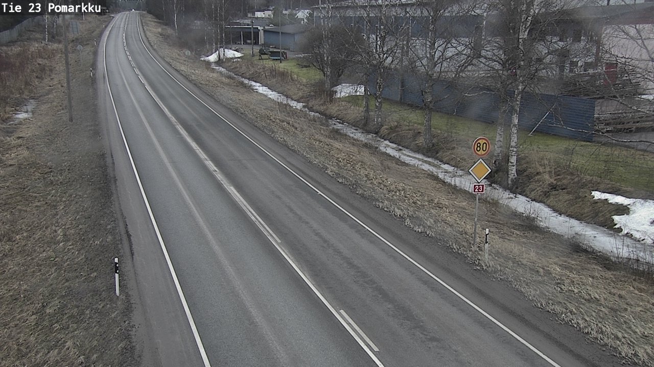 Weather Camera Image Road 23 Pomarkku, Pomarkku, Satakunta