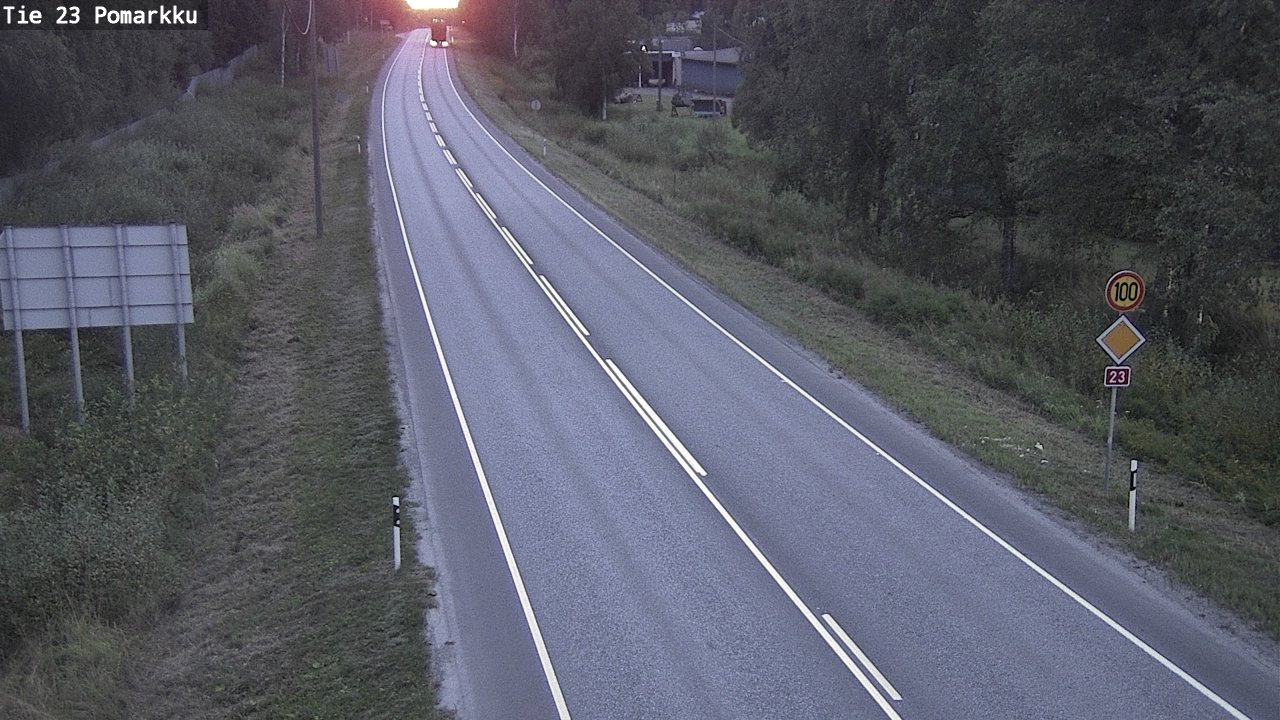 Weather Camera Image Road 23 Pomarkku, Pomarkku, Satakunta