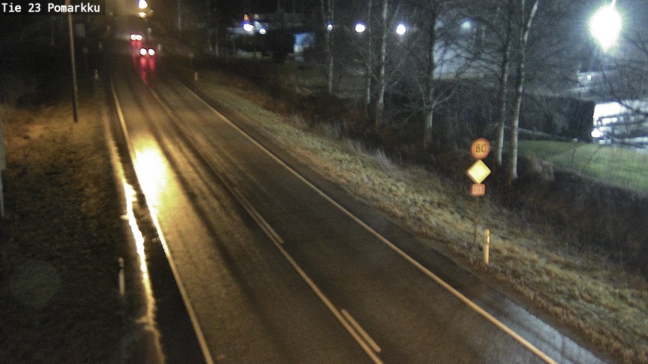 Weather Camera Image Väg 23 Påmark, Pomarkku, Satakunta