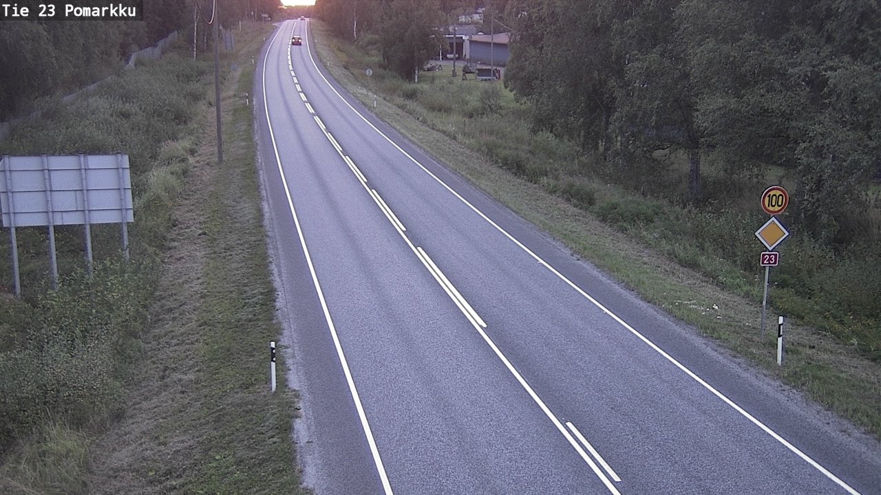 Weather Camera Image Road 23 Pomarkku, Pomarkku, Satakunta