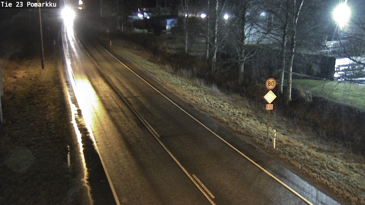 Weather Camera Image Väg 23 Påmark, Pomarkku, Satakunta