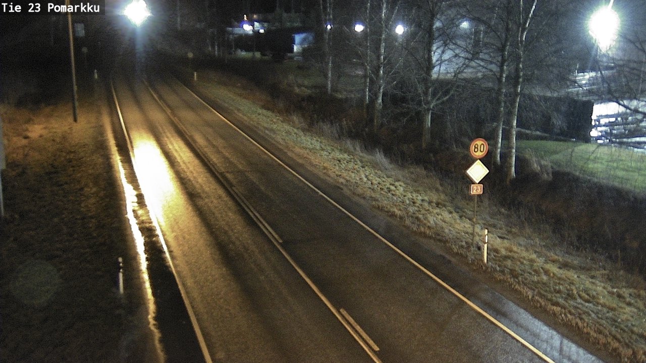 Weather Camera Image Väg 23 Påmark, Pomarkku, Satakunta