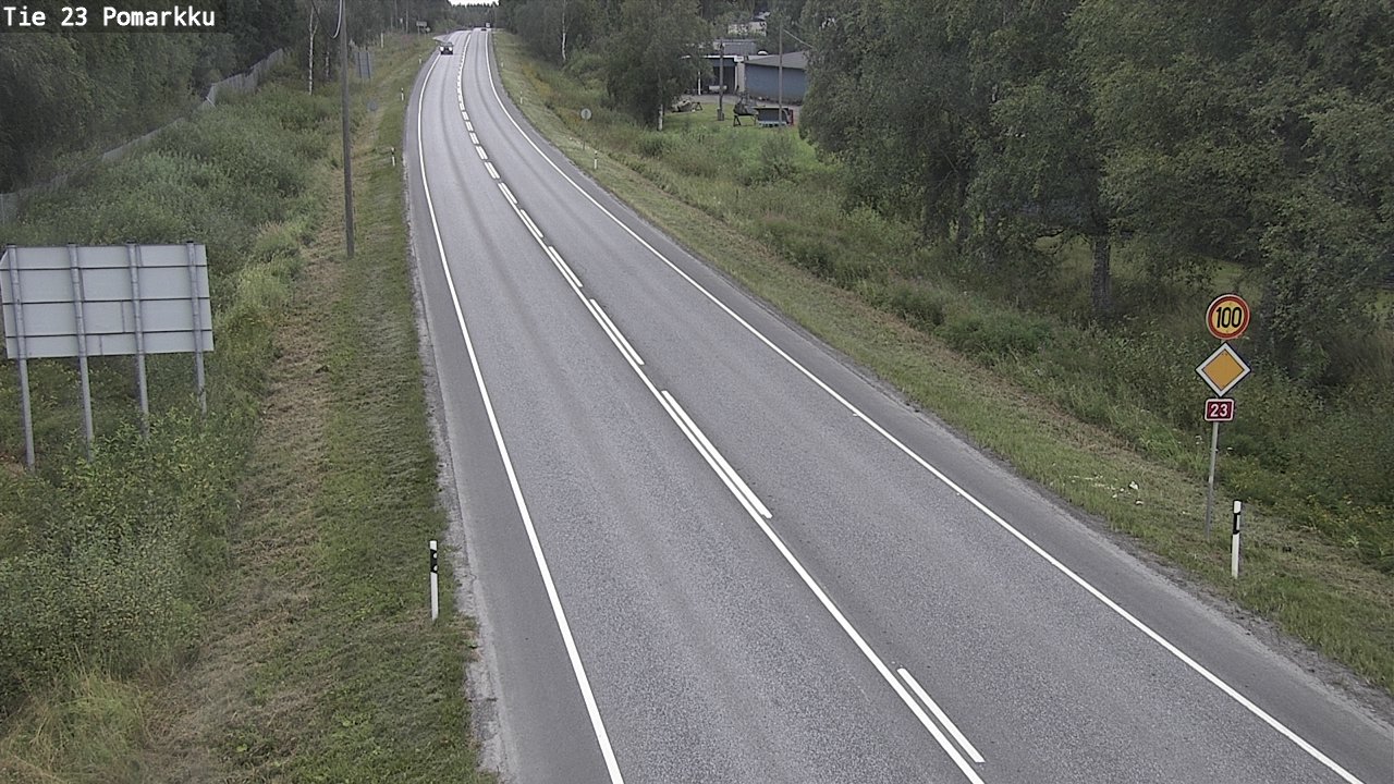 Weather Camera Image Road 23 Pomarkku, Pomarkku, Satakunta