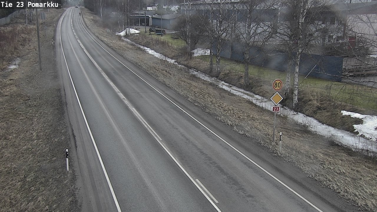 Weather Camera Image Road 23 Pomarkku, Pomarkku, Satakunta