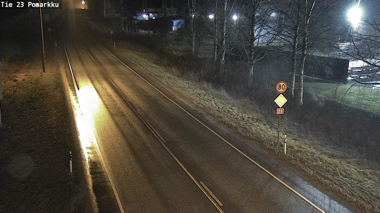 Weather Camera Image Väg 23 Påmark, Pomarkku, Satakunta