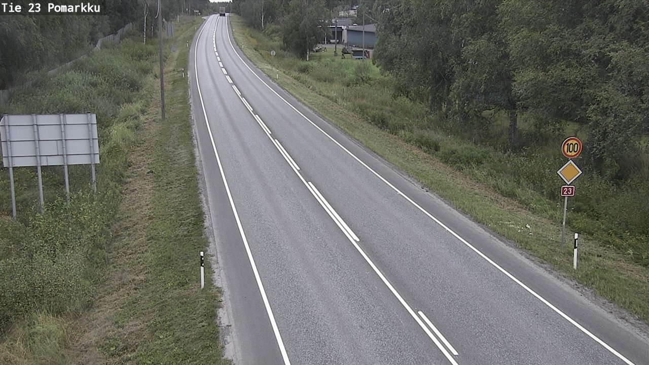 Weather Camera Image Road 23 Pomarkku, Pomarkku, Satakunta