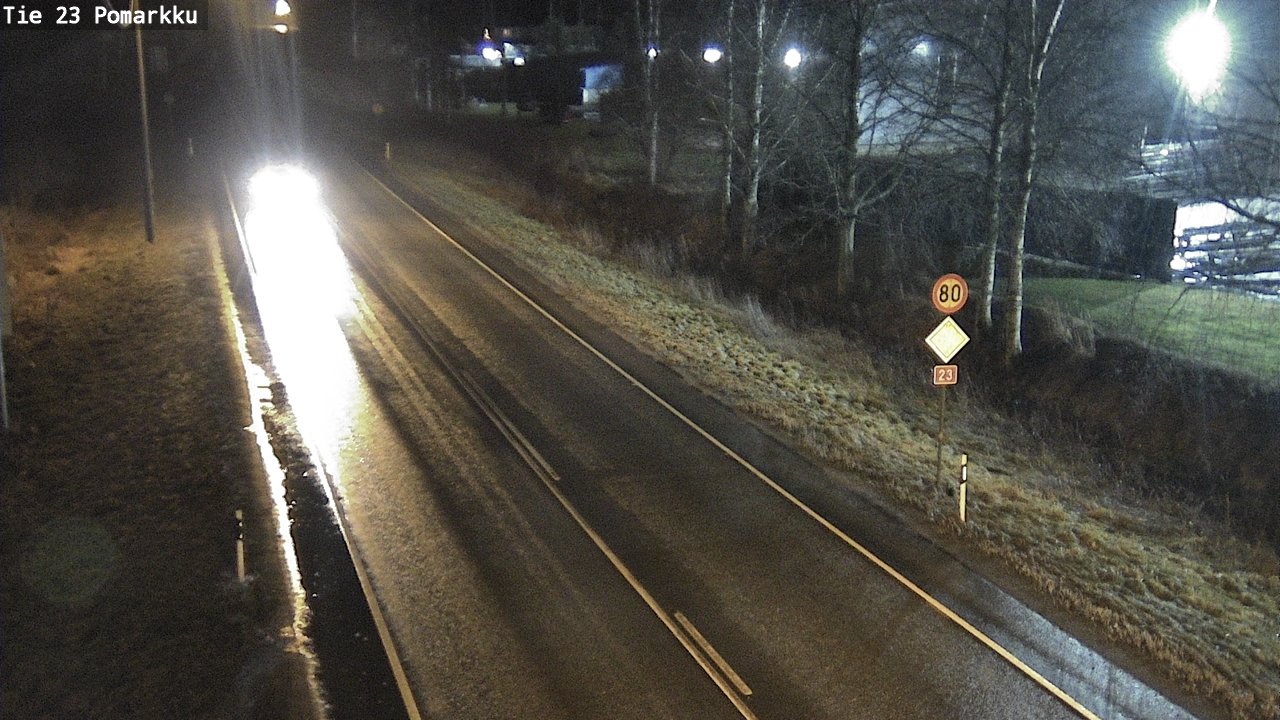 Weather Camera Image Väg 23 Påmark, Pomarkku, Satakunta