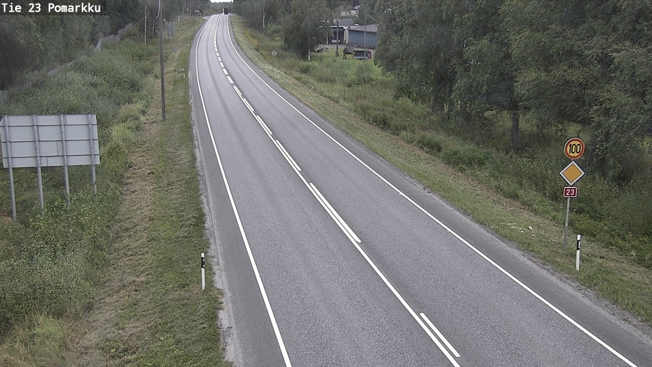 Weather Camera Image Road 23 Pomarkku, Pomarkku, Satakunta