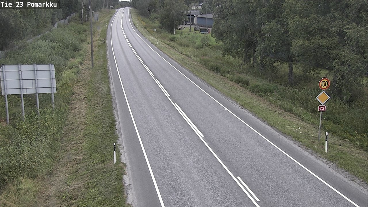 Weather Camera Image Road 23 Pomarkku, Pomarkku, Satakunta
