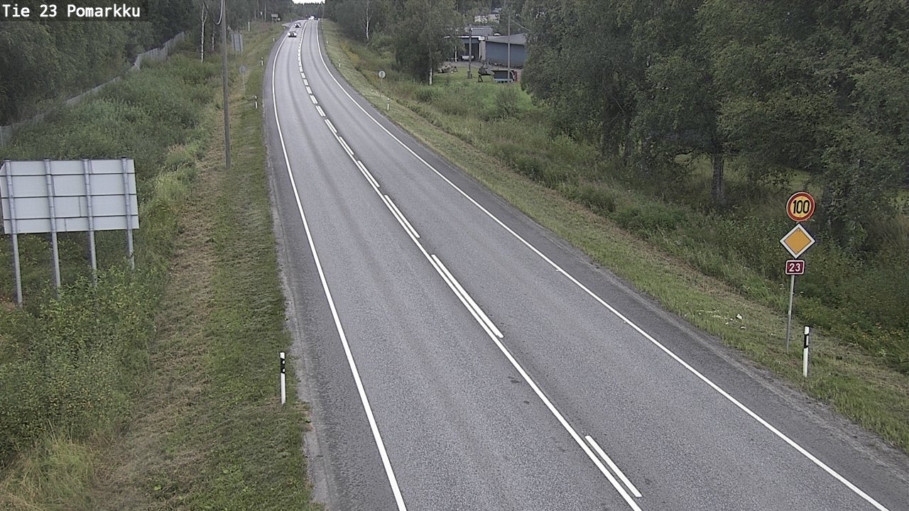Weather Camera Image Road 23 Pomarkku, Pomarkku, Satakunta